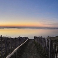 Buy canvas prints of Holkham bay at the end of the day by Gary Pearson