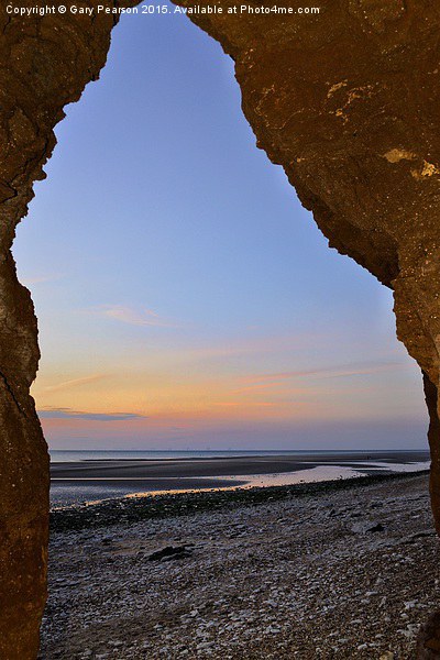 Sunset at Hunstanton Picture Board by Gary Pearson