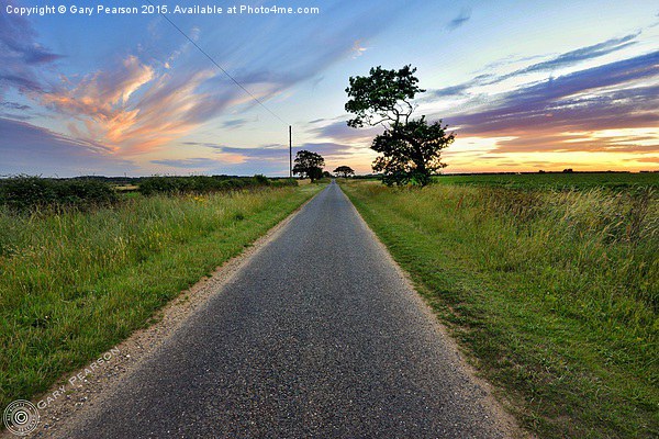 A road in to Ringstead Picture Board by Gary Pearson