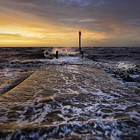 Buy canvas prints of Breaking waves by Gary Pearson