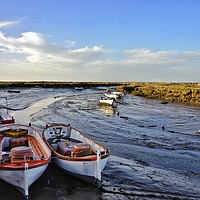 Buy canvas prints of Low tide at Morston     by Gary Pearson