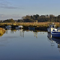 Buy canvas prints of Reflections - Thornham quay by Gary Pearson