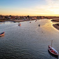 Buy canvas prints of Sunset at Burnham Overy Staithe by Gary Pearson