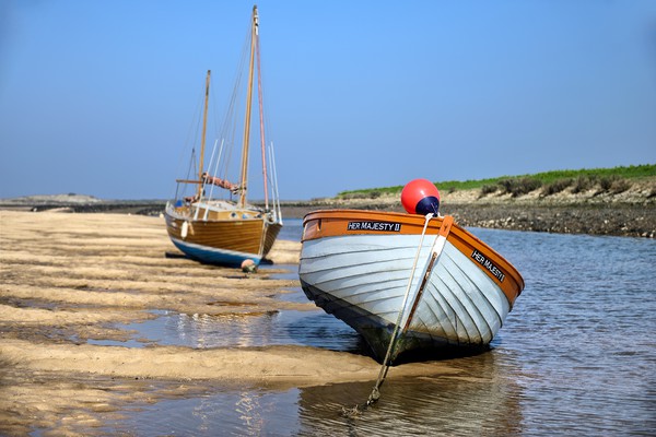 Her Majesty II at Burnham Overy Staithe  Picture Board by Gary Pearson
