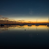 Buy canvas prints of Midnight in June - Brancaster Staithe  by Gary Pearson