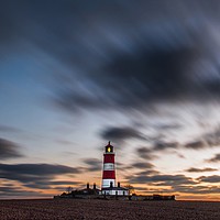 Buy canvas prints of Happisburgh lighthouse in Norfolk by Gary Pearson