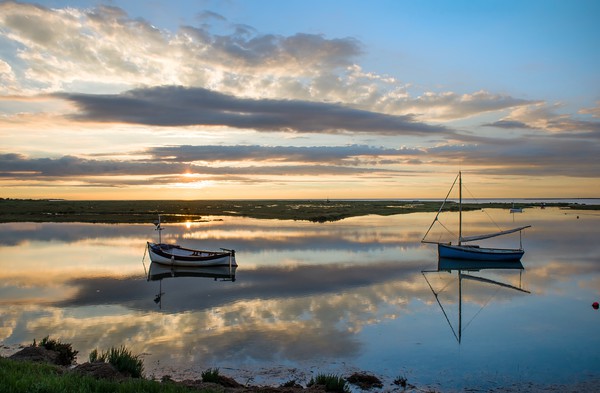 Sunset reflections on the North Norfolk coast (2) Picture Board by Gary Pearson