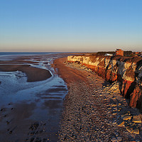 Buy canvas prints of Hunstanton cliffs and lighthouse by Gary Pearson