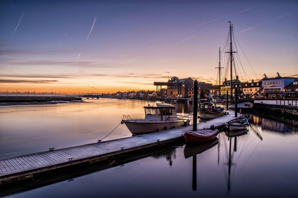 Sunrise at Wells-next-the-Sea  Picture Board by Gary Pearson