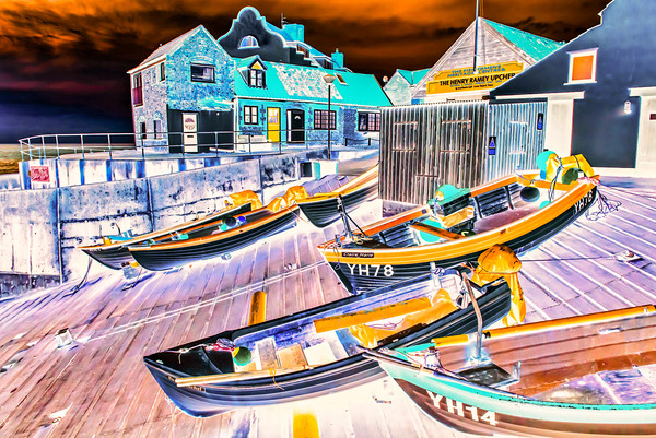 Fishing boats at Sheringham Picture Board by Gary Pearson