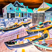 Buy canvas prints of Fishing boats at Sheringham by Gary Pearson