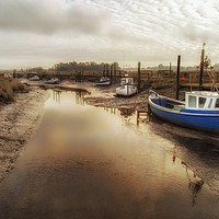 Buy canvas prints of Low tide at Thornham  by Gary Pearson