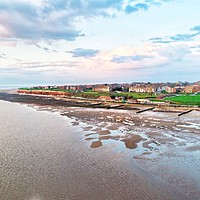 Buy canvas prints of Hunstanton from out at sea by Gary Pearson