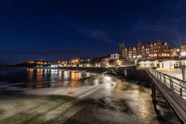 Night photos of Cromer 1 Picture Board by Gary Pearson