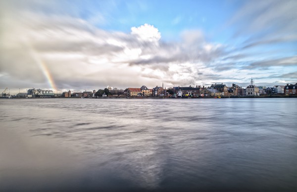 Looking toward King’s Lynn over the Great Ouse  Picture Board by Gary Pearson