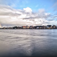 Buy canvas prints of Looking toward King’s Lynn over the Great Ouse  by Gary Pearson