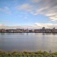 Buy canvas prints of Historical King’s Lynn from across the Ouse by Gary Pearson