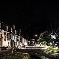 Buy canvas prints of Night time at Burnham Market in Norfolk by Gary Pearson