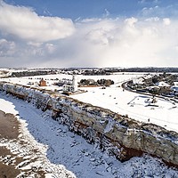 Buy canvas prints of A Wintery day in Hunstanton  by Gary Pearson
