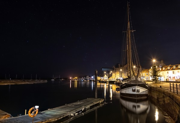The Albatros under the stars - Wells-next-the-Sea Picture Board by Gary Pearson