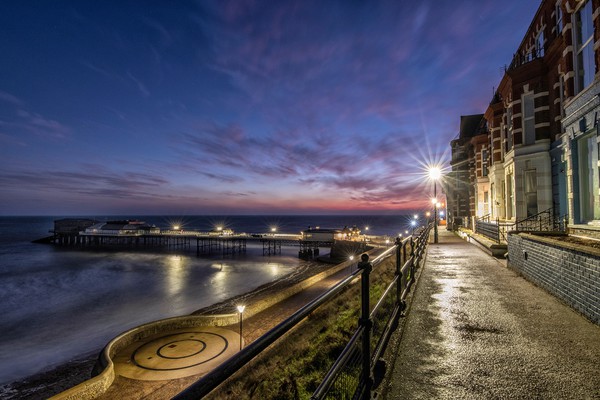First colour of sunrise at Cromer  Picture Board by Gary Pearson