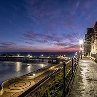 Buy canvas prints of First colour of sunrise at Cromer  by Gary Pearson