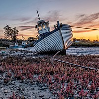 Buy canvas prints of Waiting for the tide at Brancaster Staithe  by Gary Pearson