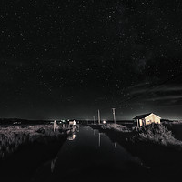 Buy canvas prints of Brancaster under the stars by Gary Pearson