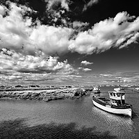 Buy canvas prints of Brancaster Staithe harbour  by Gary Pearson