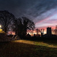 Buy canvas prints of Early morning light - Castle Acre in Norfolk  by Gary Pearson