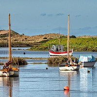 Buy canvas prints of High tide at Burnham Overy Staithe  by Gary Pearson