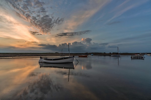 The Valerie Teresa at Burnham Overy Staithe in Nor Picture Board by Gary Pearson