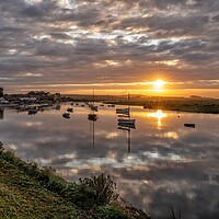 Buy canvas prints of The end of a beautiful day - Burnham Overy Staithe by Gary Pearson