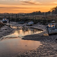 Buy canvas prints of Sunrise at low tide - Thornham by Gary Pearson