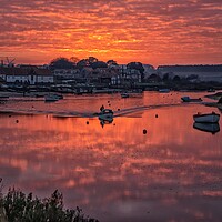 Buy canvas prints of Heading out of the harbour at sunset by Gary Pearson