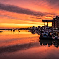 Buy canvas prints of Sunrise over the granary at Wells by Gary Pearson