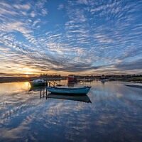 Buy canvas prints of Sunrise at Thornham  by Gary Pearson