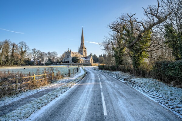 Looking towards St Mary’s church on a frosty morning  Picture Board by Gary Pearson