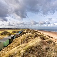 Buy canvas prints of Brancaster beach and beach huts by Gary Pearson