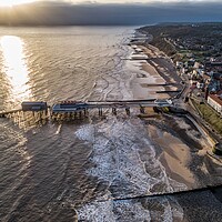 Buy canvas prints of Sunrise over Cromer pier by Gary Pearson