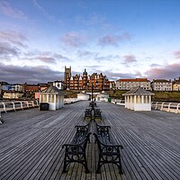 Buy canvas prints of Cromer pier looking inland by Gary Pearson