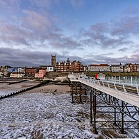 Buy canvas prints of Early morning at Cromer pier by Gary Pearson