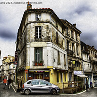Buy canvas prints of Les Rues d'Angouleme in oils by Trevor Camp