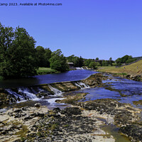 Buy canvas prints of Stunning Wharfedale at Linton Falls by Trevor Camp