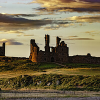 Buy canvas prints of A Timeless Fortress: Dunstanburgh Castle by Trevor Camp
