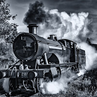 Buy canvas prints of Timeless Journey: GWR 2857 Steam Locomotive by Trevor Camp