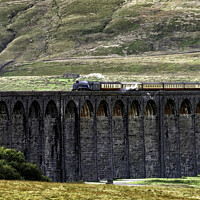 Buy canvas prints of SNG over Ribblehead by Trevor Camp
