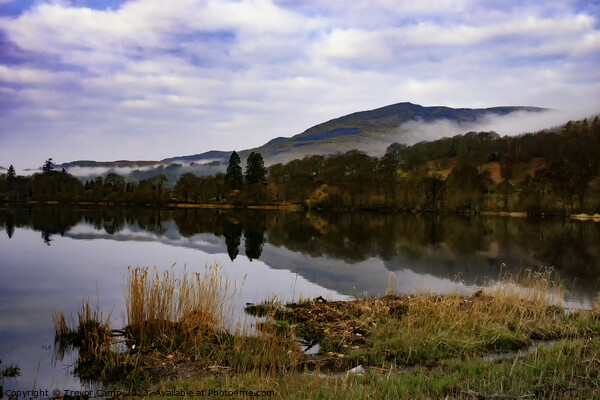 Coniston Morning Picture Board by Trevor Camp