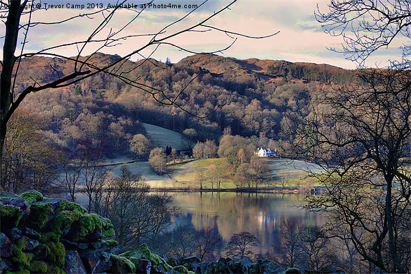 Grasmere Morning Frost Picture Board by Trevor Camp