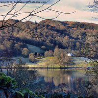 Buy canvas prints of Grasmere Morning Frost by Trevor Camp